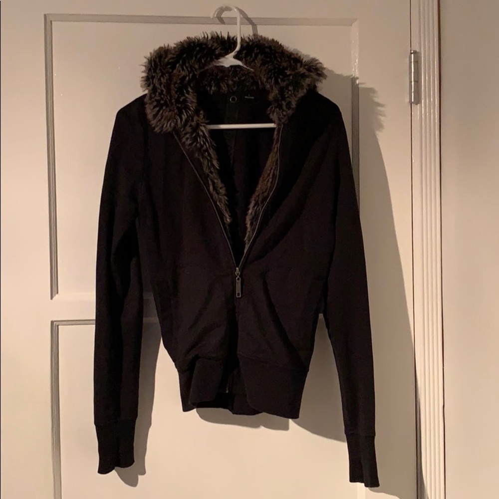 Fur-lined Hoodie